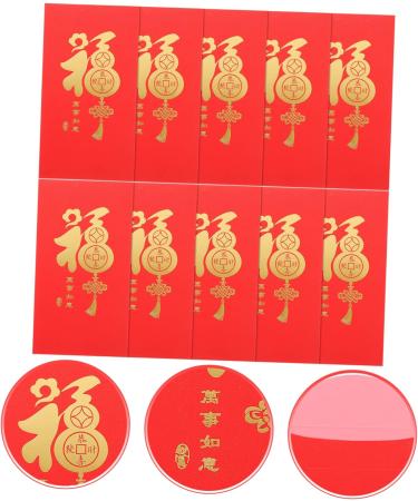 ABOOFAN 50 Pcs Large Holiday Red Envelope Pocketbook Red Gift Envelopes Rabbit Year Hong Bao New Year Red Packet Hongbao Red Packet Spring Festival Red Packet Paper China Chinese Zodiac - Buy Online on SooperMarket.com
