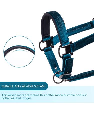 Nobleza Green Knotted Halter for Horses | Padded Nose & Neck | Perfect for Riding Training - International Shipping Available - Buy Online on SooperMarket.com