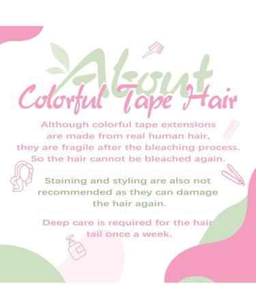 Youngsee Red Tape In Extensions - 50cm Real Hair 10 Pcs Smooth & Invisible Colored Hair Extensions - Buy Online on SooperMarket.com