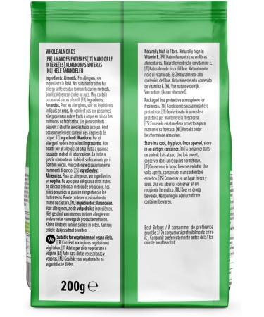 Amazon California Almonds 200g - Premium Quality Almonds for Snacking and Baking - Buy Online on SooperMarket.com