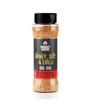 Honey Soy & Chilli BBQ Rub Shaker | The Smokey Carter | Asian Inspired Seasoning | Ideal for Korean BBQ Noodles Wings & More