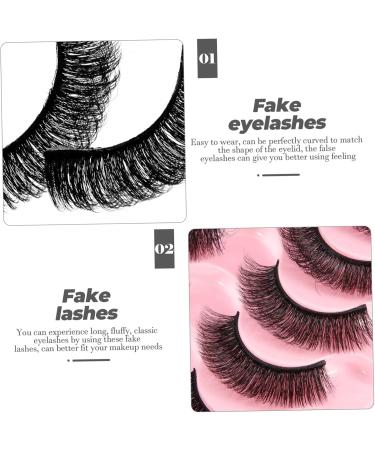 minkissy 10 Pairs Fake Eyelashes Russia Fiber 7d European and American - Buy Online on SooperMarket.com