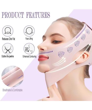 Buy Reusable V Line Mask - Breathable & Comfortable Chin Strap for Women - Pink | International Shipping Available - Buy Online on SooperMarket.com