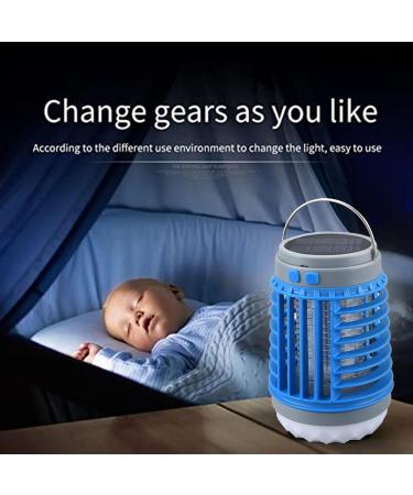 Buzzbug Mosquitoes Killers - BugZapper Outdoor - Mosquitoes Zapper - Waterproof Solar Powered Buggs Zapper - LED UV Light Indoor Mosquitoes Killers Electric Fly Zapper Lamp for Patio Backyard Purple - Buy Online on SooperMarket.com