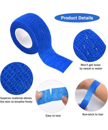 Heyu-Lotus 6 Pack Cohesive Bandages 2.5cm x 4.5m Vet Wrap Self Adherent Bandages Elastic Cohesive Tapes Pet Bandage Wraps for Dogs and Cats Assorted Colours (S) - Buy Online on SooperMarket.com