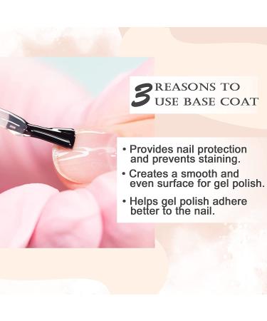Americanails B1 Gel Polish Base Coat - Dual Cure Formula for Maximum Adhesion | Long Lasting, Fast Drying Soak Off UV LED Gel (.5 oz) - Buy Online on SooperMarket.com