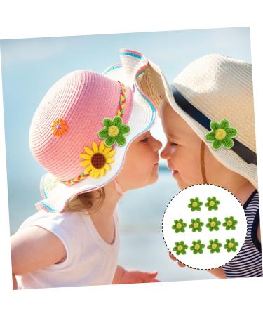 Operitacx 40 Pcs Diy Accessories Hair Pin Flower Embroidery Patches Flower Patches Headband Braided Flowers - Buy Online on SooperMarket.com