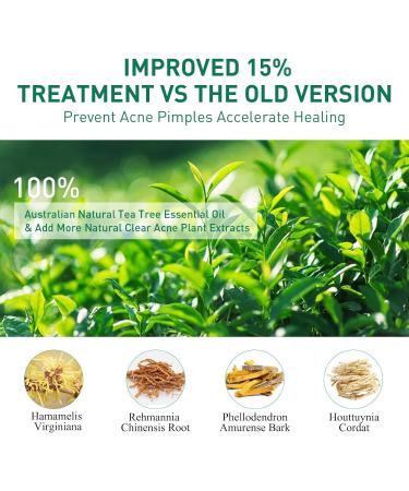 Tea Tree Ance Treatment Serum Tea Tree Oil For Skin Tea Tree Essential Oils Anti-Pimples and Acne Moisturizer and Brighten Skin.Tea Tree Oil for Diffuser Humidifier DIY Home Office 17ml - Buy Online on SooperMarket.com