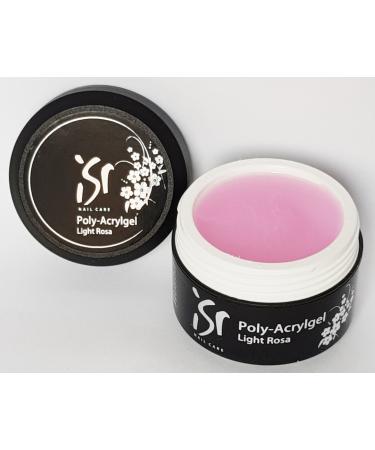 ISR Poly Acrylgel Light Pink 30ml UV-LED Hybrid UV Gel Acrylic Builder Gel Milky Pink