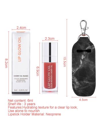 Kaynest Hydrating Lip Glow Oil - Moisturizing Lip Gloss for Plump, Nourished Lips (012Rosewood) - Buy Online on SooperMarket.com