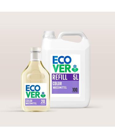 Ecover Color Detergent - Apple Blossom & Freesie 30 Wash Loads 1.5L - Eco-Friendly Laundry Solution for Vibrant Clothes (1 Pack) - Buy Online on SooperMarket.com