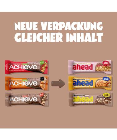 AHEAD Vegan Keto Bar Sample Pack 12 Low Sugar Chocolate Bars (Max 1.7g Sugar) Perfect for Healthy Snacking - Buy Online on SooperMarket.com
