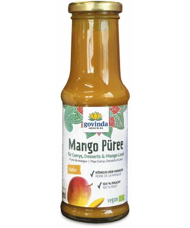 Govinda Organic Mango Puree (6 x 210 ml) 210 ml (pack of 6)
