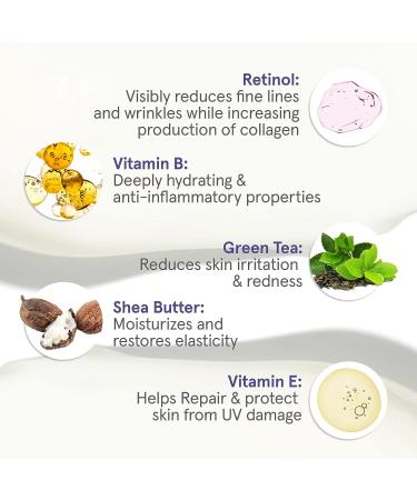 goPure Retinol Face Cream - Anti Wrinkle Night Moisturizer for Youthful Glow 1.7oz - Buy Online on SooperMarket.com
