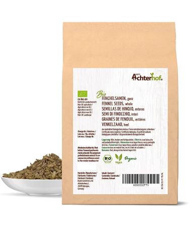 Organic Fennel Seeds 1000g | Premium Quality Fennel for Tea & Cooking | Sweet & Mild Taste | Versatile Use in Pasta & Teas - Achterhof - Buy Online on SooperMarket.com