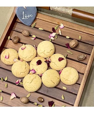 Deliciously Crispy 1kg Nankhatai: Indulge in the Perfectly Baked All Butter Ghee Biscuits with Irresistible Flavors!