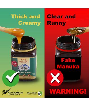 Nelson Honey Manuka Honey 30+ 500g - Pure New Zealand Honey - Buy Online on SooperMarket.com