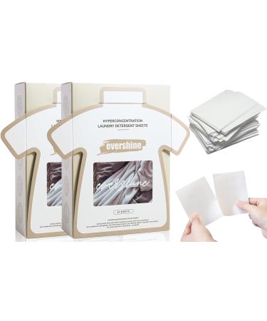 Laundry Detergent Sheets 200 Loads(100 Sheet) Travel Laundry Detergent Sheet Eco-Friendly Hyperconcentraction Laundry Detergent Sheets No Plastic Washer Sheets Fresh Linen Scent Laundry Soap Sheets