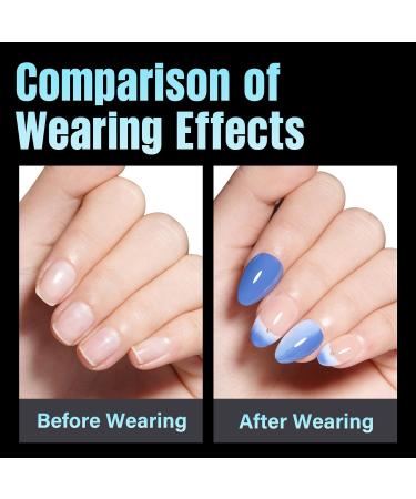TOMICCA Short Almond Nail Tips - 240Pcs Half Matte Soft Gel & Acrylic Pre-Shaped Full Cover Nails for Nail Extensions - 12 Sizes Available - Buy Online on SooperMarket.com