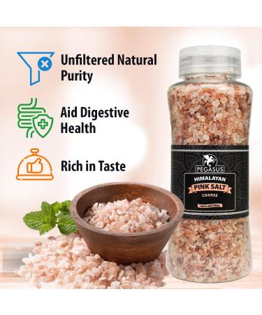 Pegasus Himalayan Pink Salt Coarse 800g (Pack of 6) Natural Salt with Vital Nutrients - Buy Online on SooperMarket.com