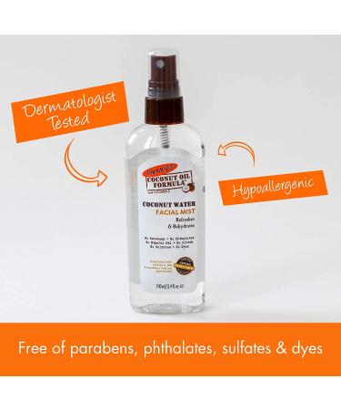 Palmers Coconut Water Facial Mist 3.4 fl. oz. - Hydrating Coconut Oil Formula - Buy Online on SooperMarket.com