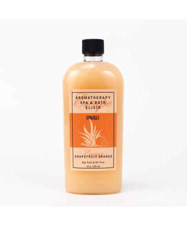 Spazazz SPZ-128 Escape Aromatherapy Elixir Bottle 12-Ounce Grapefruit Orange Invigorate