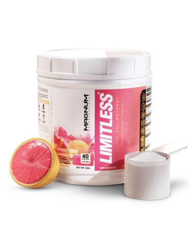 LIMITLESS Magnum 504g - Muscle Workout Powder Sport Pre Workout for Men and Women May Assist & Support Increase Energy Focus and Endurance - Pink Lemonade
