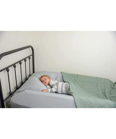 Inflatable Bed Rail for Toddlers - 2-Pack Travel Bed Bumpers with Pump - Safety Flaps for King Queen Full Twin Toddler Size Beds - Buy Online on SooperMarket.com