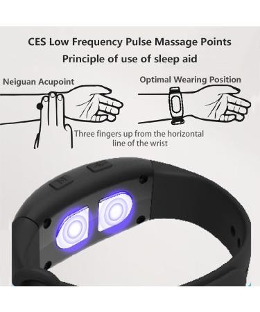 Sleep Aid Wristband Watch Device Microcurrent Holding Sleep Aid Instrument Sleep Aid Device Anxiety Insomnia Relief Items for Improve Sleep Fast Asleep Pink - Buy Online on SooperMarket.com