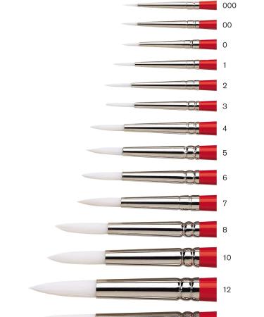 Winsor & Newton University Series 233 Round Brush - Size 4, Short Handle - Buy Online on SooperMarket.com