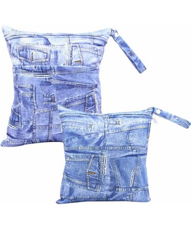 Egurs Diaper Bag with Wetbag - Large & Medium Jeans Combo | Ideal for On-the-Go Parents - Buy Online on SooperMarket.com