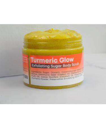 Joli Noir Turmeric Body Scrub | Exfoliating Sugar Scrub with Pure Cane Sugar & Pumice - Nourish & Revitalize Your Skin - Buy Online on SooperMarket.com