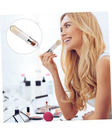 Telescopic Makeup Brush - Double-Head Fluffy Blush & Foundation Brush | International Shipping Available - Buy Online on SooperMarket.com