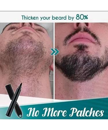 Elmys Waterproof Beard Filling Pen Kit - Long Lasting Natural Black Beard Pencil for Men | Shape & Define Your Beard - Buy Online on SooperMarket.com