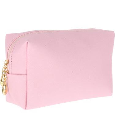 Cabilock 2-Pack Cosmetic Makeup Bags - Stylish Travel PU Bags for Women - Pink 17x10.5x6cm - Buy Online on SooperMarket.com