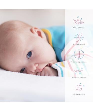 Baby Changing Mat Terry Cover 70x50cm with Raised Edges, Yellow - Buy Online on SooperMarket.com