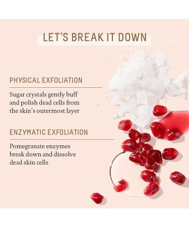 Biossance Squalane + Enzyme Sugar Body Scrub - Gentle Exfoliator with Pomegranate Enzymes (6.76 fl oz) - Buy Online on SooperMarket.com