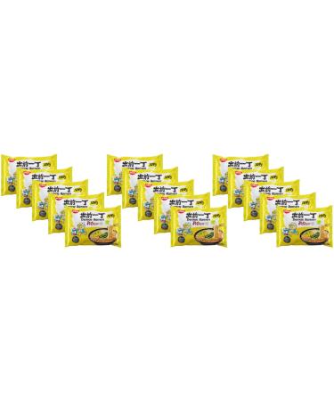 Nissin Demae Ramen Instant Ramen Noodles - Miso Flavour 100g (Pack of 15) by CNMART Miso 15 count (Pack of 1)