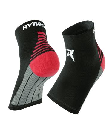 Rymora Plantar Fasciitis Support Socks - Small Arch Compression Socks - Men and Women - Black (One Pair) - Buy Online on SooperMarket.com