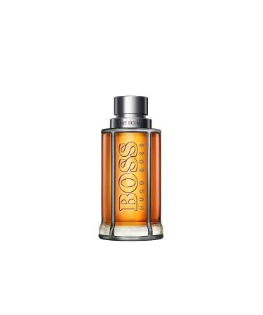 Hugo Boss The Scent Eau de Toilette Ambery Men's Cologne With Notes of Ginger Manika Fruit & Leather Accords Long Lasting Fragrance 3.3 Fl Oz (Pack of 1)