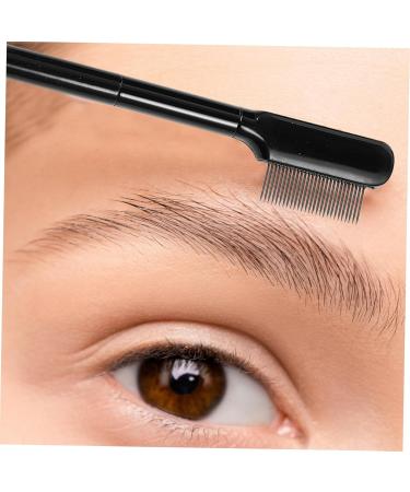 HAPINARY 1 Set Eyelash Comb Lash Tool Grooming Tool Eyelash Beauty Comb Metal Mascara Comb Make up Kit Eyebrow Brush Makeup Tool Makeup Brush Cloth Bag Woman Steel Needle - Buy Online on SooperMarket.com