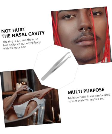 NOLITOY Men's Nose Hair Trimmer - Stainless Steel Beard & Eyelash Grooming Clip for International Shipping - Buy Online on SooperMarket.com