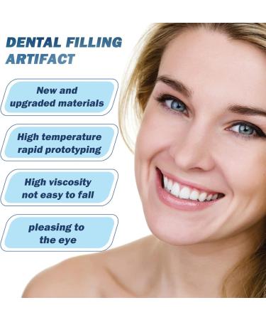 30 ml Tooth Repair Kit | Temporary Tooth Replacement & Moldable Thermal Fitting Beads for Missing Broken Teeth & Dentures - Buy Online on SooperMarket.com