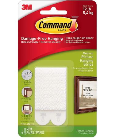 Picture Hang Strip Medium - Easy & Secure Wall Hanging Solution - Buy Online on SooperMarket.com