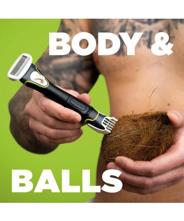 WILKINSON SWORD Hydro Trim & Shave Razor + Trimmer with Skin Protection for Men | Includes Razor Handle & 1 Blade Refill - Buy Online on SooperMarket.com