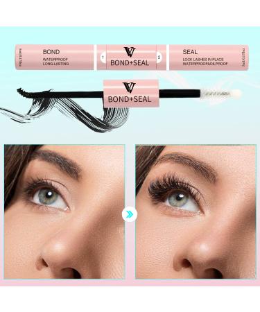 VAVALASH Lash Bond & Seal - Strong Hold Cluster Lash Glue for DIY Extensions Waterproof Long Retention (10ml - Buy Online on SooperMarket.com