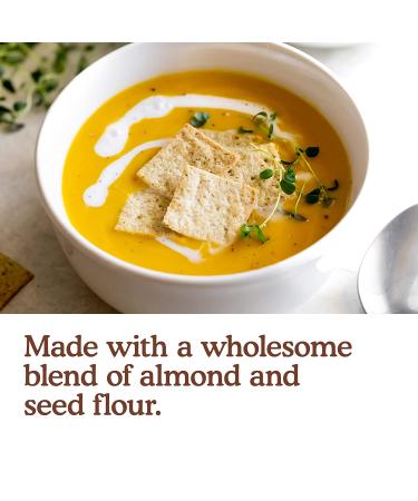 Simple Mills Almond Flour Crackers - Black Cracked Pepper | Gluten Free, Vegan, Healthy Snacks | 4.25 oz - Buy Online on SooperMarket.com