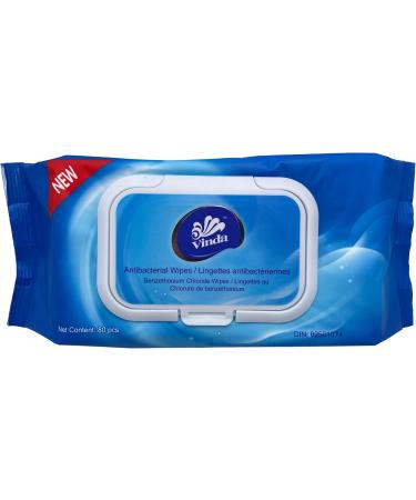 Vinda Antiseptic Wipes Hand Clean Wipes for Home Office Travel and Outdoor Use Hypoallergenic Wipes for Delicate and Sensitive Skin Clean Refreshing Scent (1 Pack) - Buy Online on SooperMarket.com