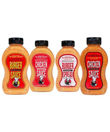 Top Secret Recipes Burger Special Sauce - Big Mac Style for Home Burgers, Sandwiches & Wraps - MSG & Gluten Free - 11 oz - Buy Online on SooperMarket.com