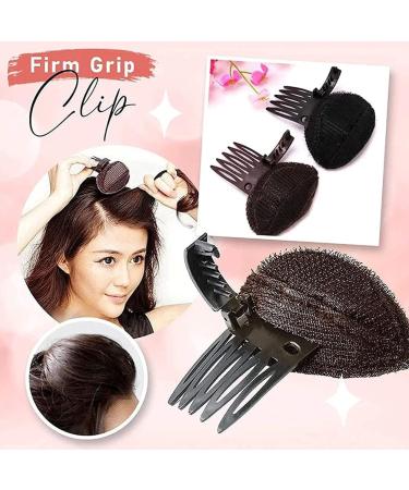 U-K 1pc Puff Hair Head Cushion Invisible Bump Up Volume Hair Base Fluffy Self Insert Hair Pad Sponge Clip Great for Women & Girls Nice and Professional - Buy Online on SooperMarket.com